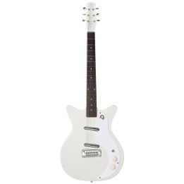 Danelectro 59M Nos+ Aged White - Chitarra elettrica solid body