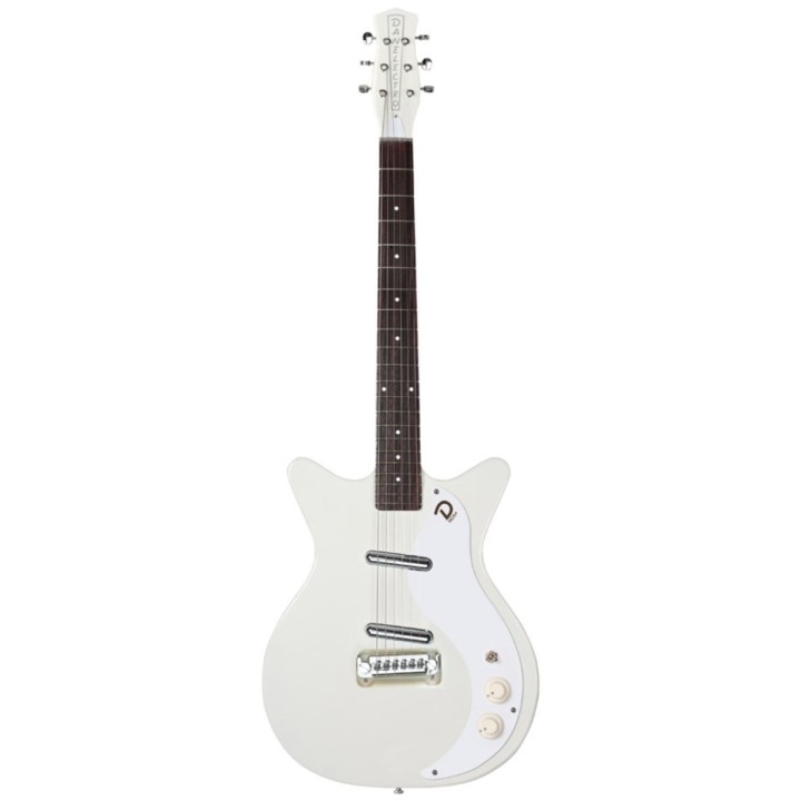 Danelectro 59M Nos+ Aged White - Chitarra elettrica solid body