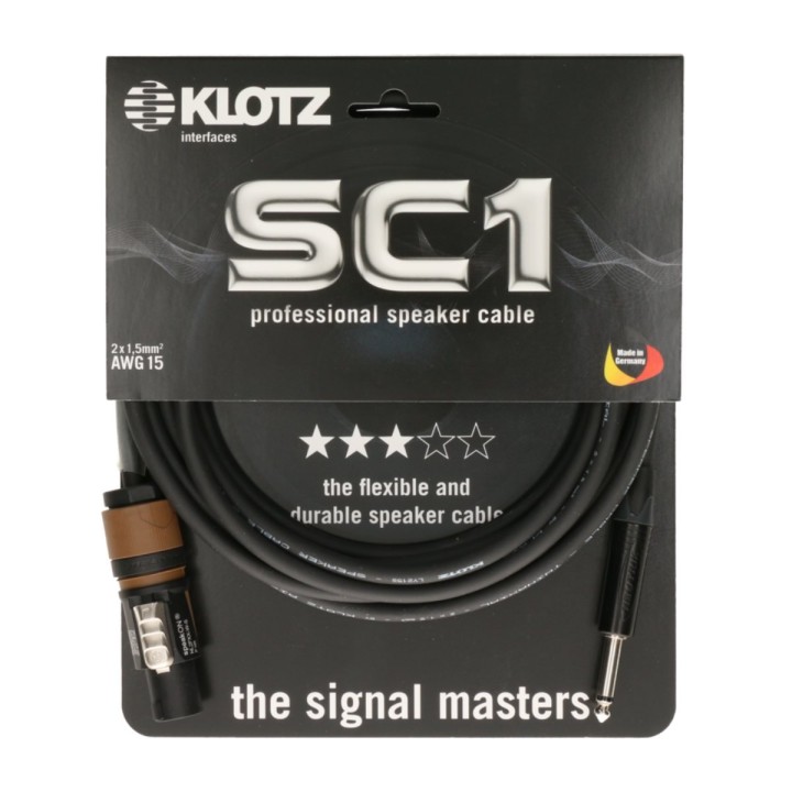 Klotz SC1-L2FP0100 Cavo SpeakON/Jack