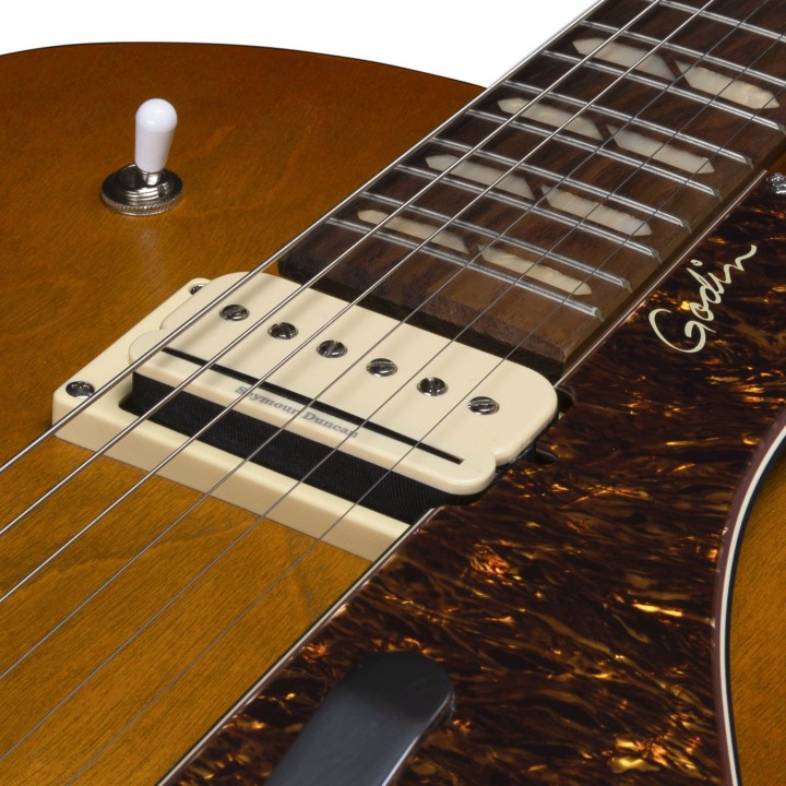 Godin 5th Avenue Jumbo P-Rail Harvest Gold