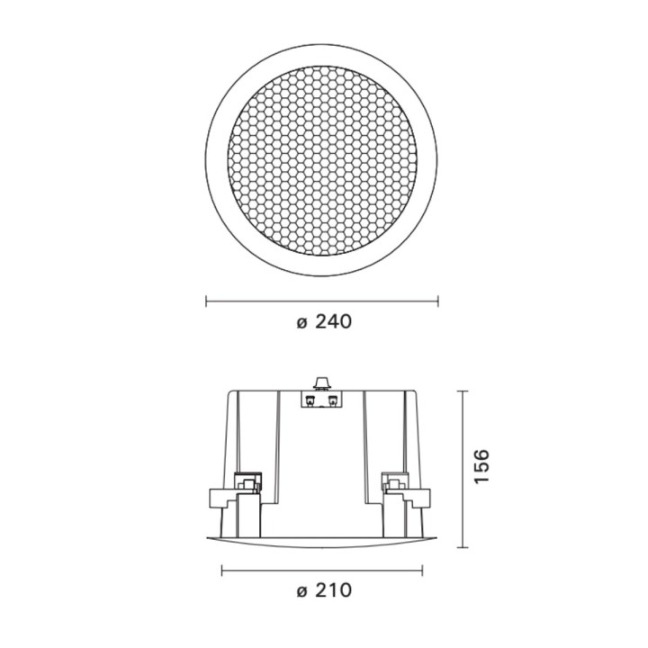 FBT CS 310-TCP - Ceiling Loudspeaker