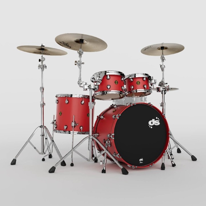 Acquista DRUMSOUND Fury Studio Fire Red Matte Laquer - Fy-Studio-Fr online | Merula Strumenti Musicali