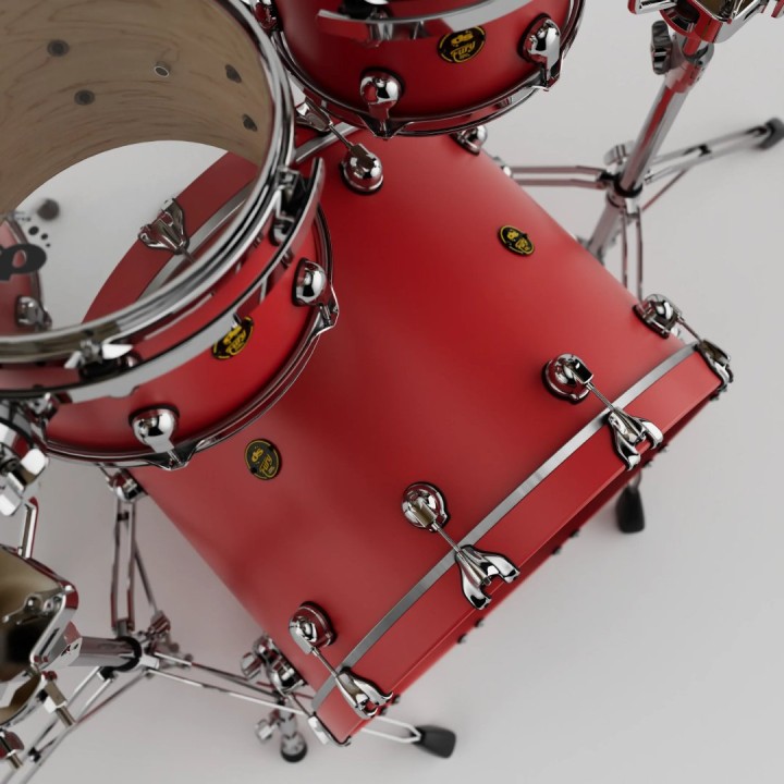 Acquista DRUMSOUND Fury Studio Fire Red Matte Laquer - Fy-Studio-Fr online | Merula Strumenti Musicali