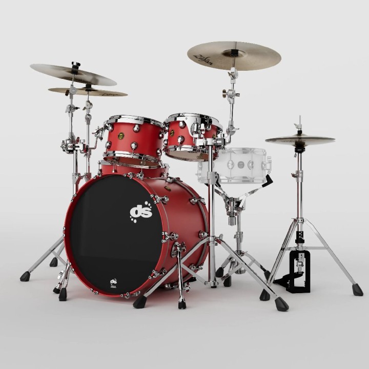 Acquista DRUMSOUND Fury Studio Fire Red Matte Laquer - Fy-Studio-Fr online | Merula Strumenti Musicali
