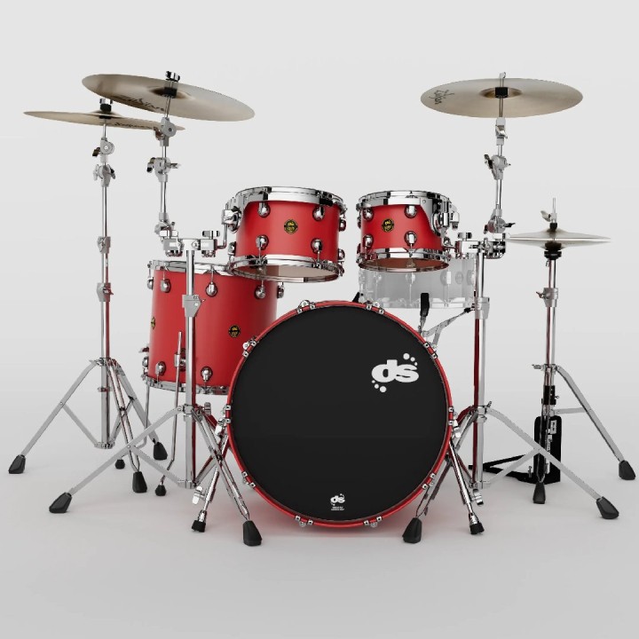Acquista DRUMSOUND Fury Studio Fire Red Matte Laquer - Fy-Studio-Fr online | Merula Strumenti Musicali