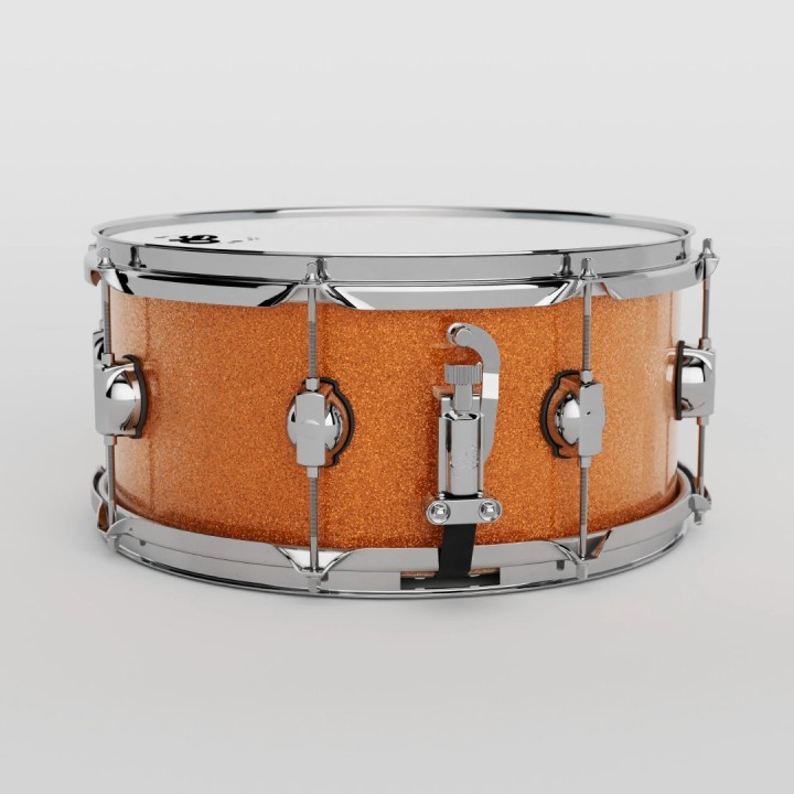 Acquista DRUMSOUND GrooveMaster Birch 14"x6,5" Orange Galaxy Wrap - Gmps1465osv online | Merula Strumenti Musicali