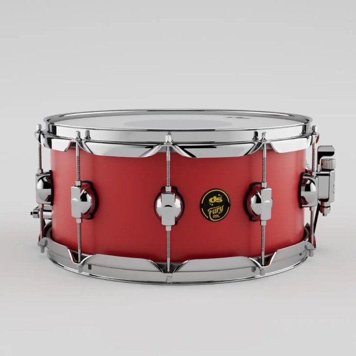 Acquista DRUMSOUND Fury Snare 14"x6,5" Fire Red Matte Lacquer - Fy64-S1465-Fr online | Merula Strumenti Musicali