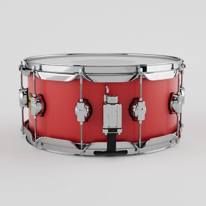 Acquista DRUMSOUND Fury Snare 14"x6,5" Fire Red Matte Lacquer - Fy64-S1465-Fr online | Merula Strumenti Musicali