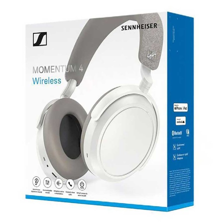 Sennheiser Momentum 4 White - Cuffie Bluetooth