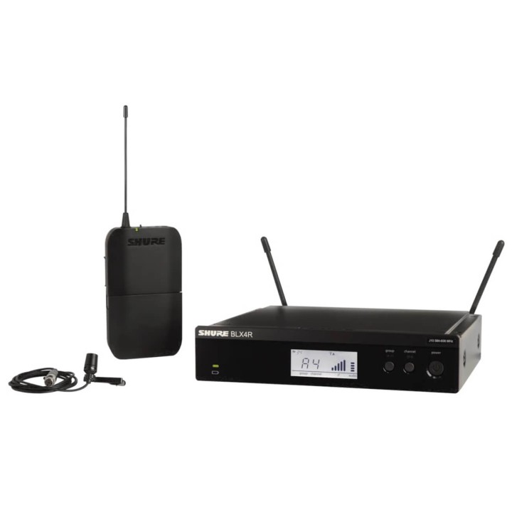 Shure - BLX14RE-CVL Sistema Wireless Lavalier da Rack