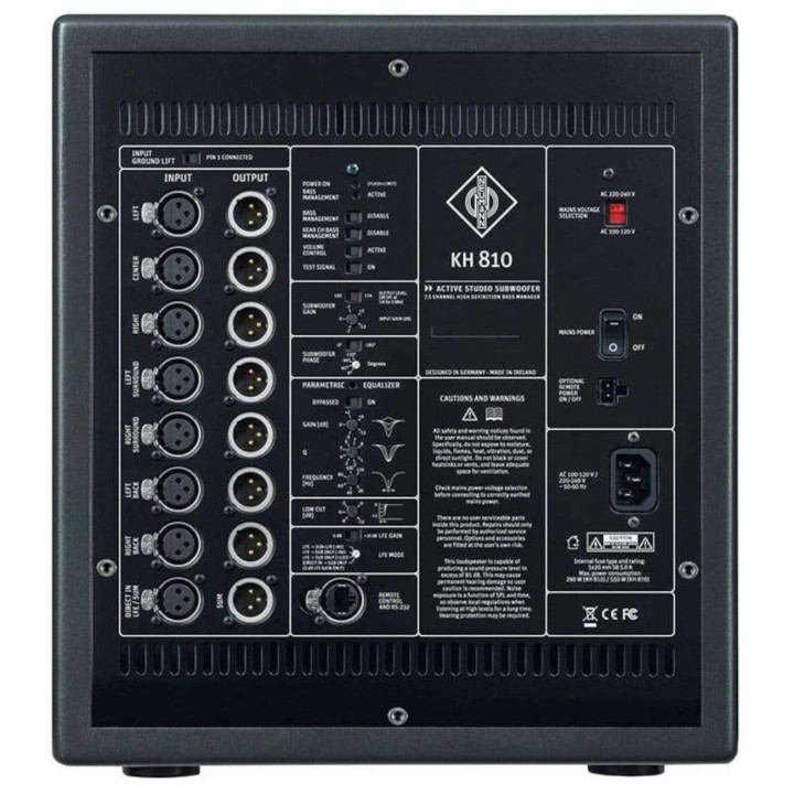 Neumann - KH 810 G Subwoofer da Studio Attivo
