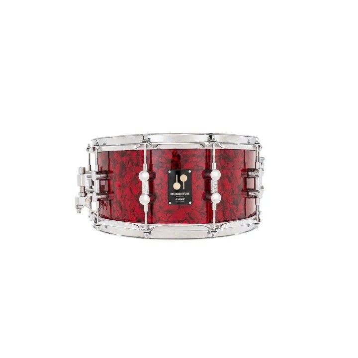 Sonor Momentum Series Rullante 14"x6.5" In Acero - Red Pearl