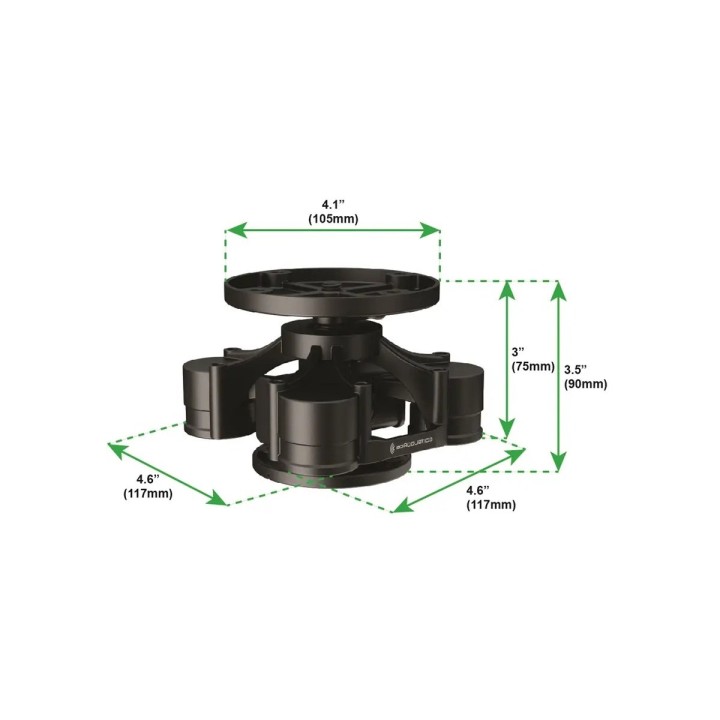 Isoacoustic V120 - Supporto Disaccoppiatore