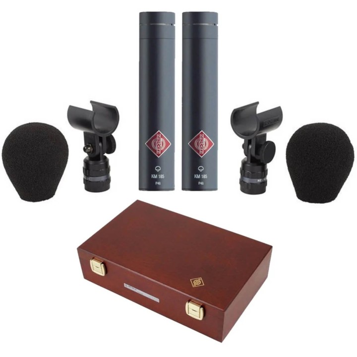 Neumann - KM 185 MT Stereo Set Microfono a Condensatore a Diaframma Piccolo
