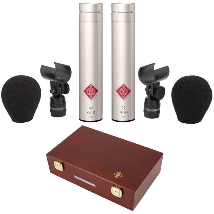 Neumann - KM 185 Stereo Set Microfono a Condensatore a Diaframma Piccolo