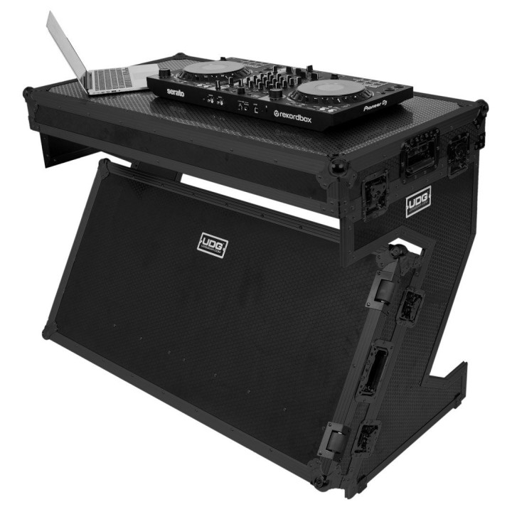 Acquista Udg U91072bl -Ultimate Flight Case Portable Z-Style Dj Table Black Plus (Wheels) online | Merula Strumenti Musicali