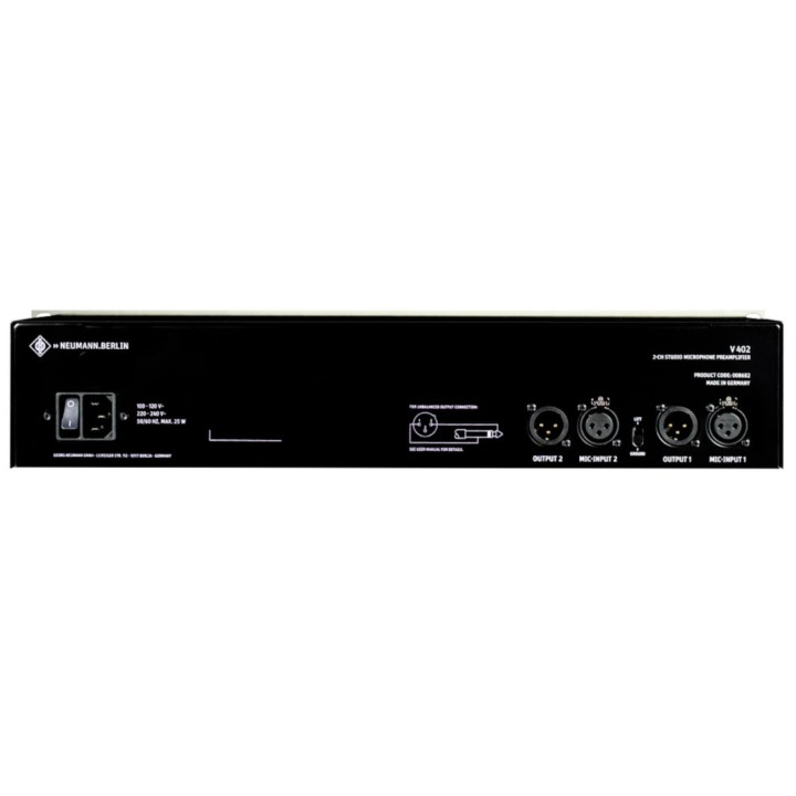 Neumann - V 402 Preamplificatore Microfonico a 2 Canali