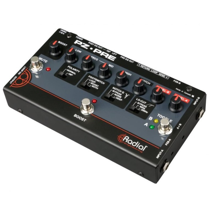 Acquista RADIAL PZ-PRE Preamplificatore e DI BOX online | Merula Strumenti Musicali