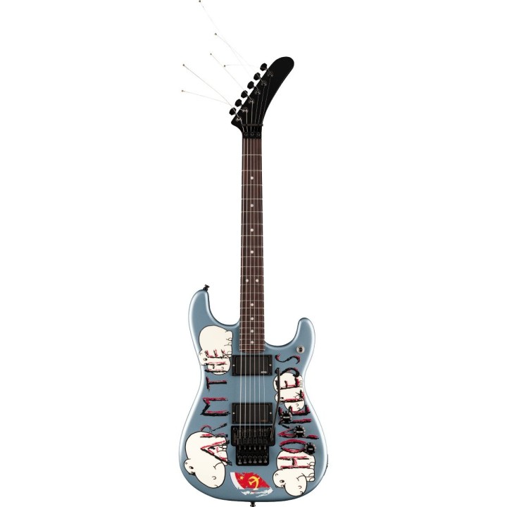 Fender - Tom Morello "Arm The Homeless", Rosewood Fingerboard, Blue Ice Metallic