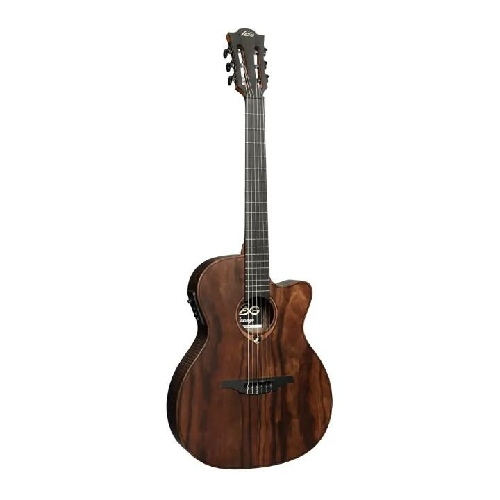 Lag - Sauvage-N-Asce Chitarra Acustica Nylon Auditorium Cutaway Slim