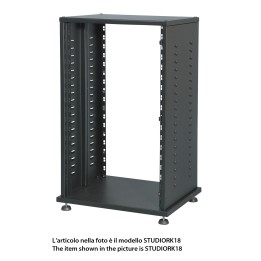 Supporti rack professionali da 19' 24 unità proel studio rk 24