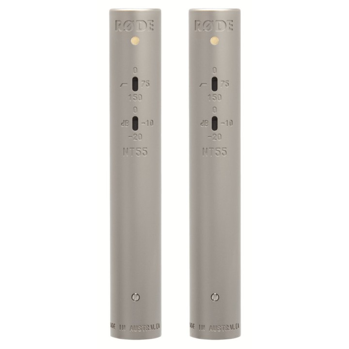 Rode - NT55 Coppia Microfoni a Condensatore a Diaframma Piccolo