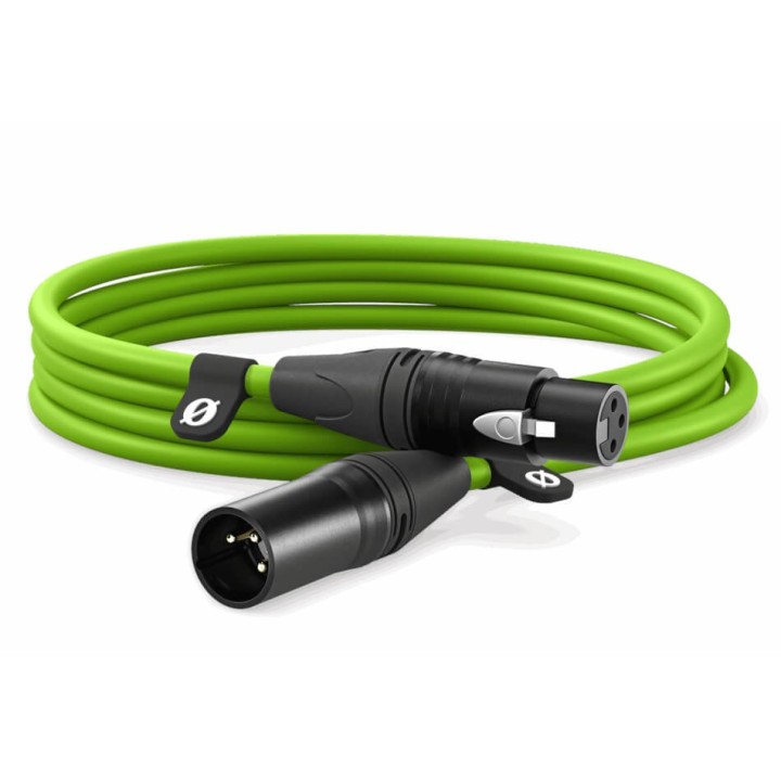 Rode - XLR3M Green Cavo Microfono XLR da 3 metri