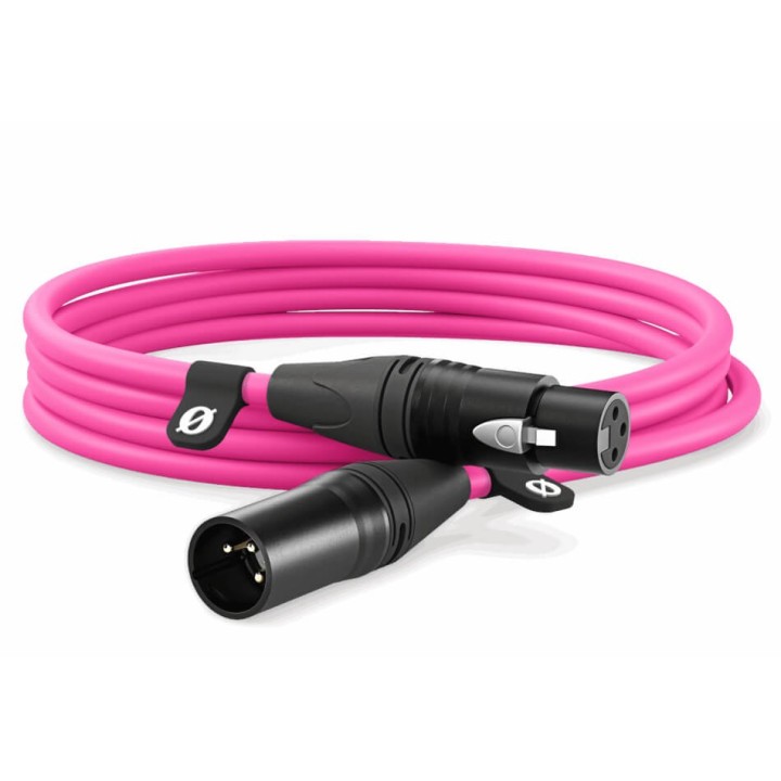 Rode - XLR3M Pink Cavo Microfono XLR da 3 metri
