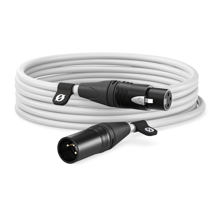 Rode - XLR6M White Cavo Microfono XLR da 6 metri