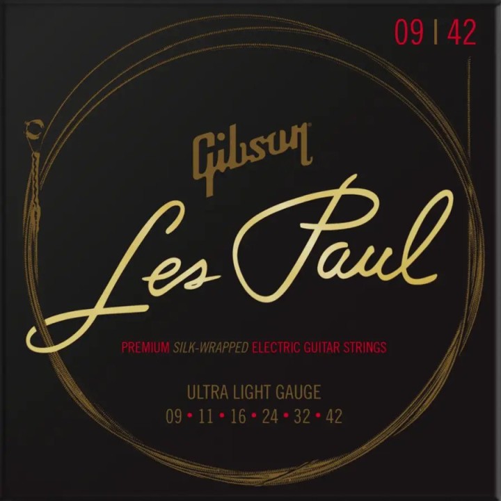 Acquista Gibson Seg-Les9 Les Paul Premium Ultra-Light 9-42 online | Merula Strumenti Musicali