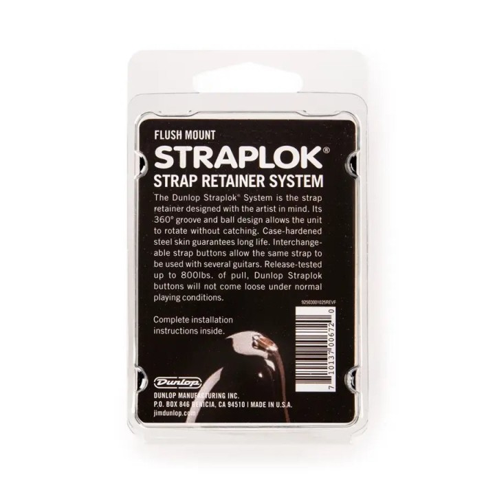 Acquista Dunlop Sls1404g Straplok Flush Mount Strap Retainer System, Gold 4505670 online | Merula Strumenti Musicali