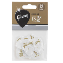 Gibson - APRW12-74T Pearloid White Thin Pack/12