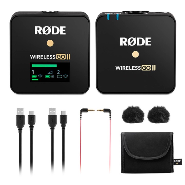 Rode - Wireless GO II Single Sistema Microfonico Wireless Compatto