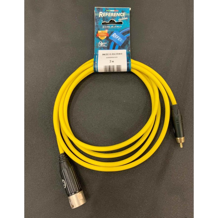 Reference RMLC02-YL-RCA/XLRM-2-R