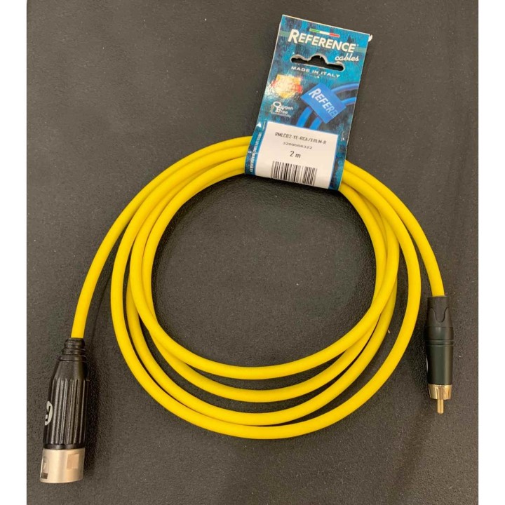 Reference RMLC02-YL-RCA/XLRM-2-R