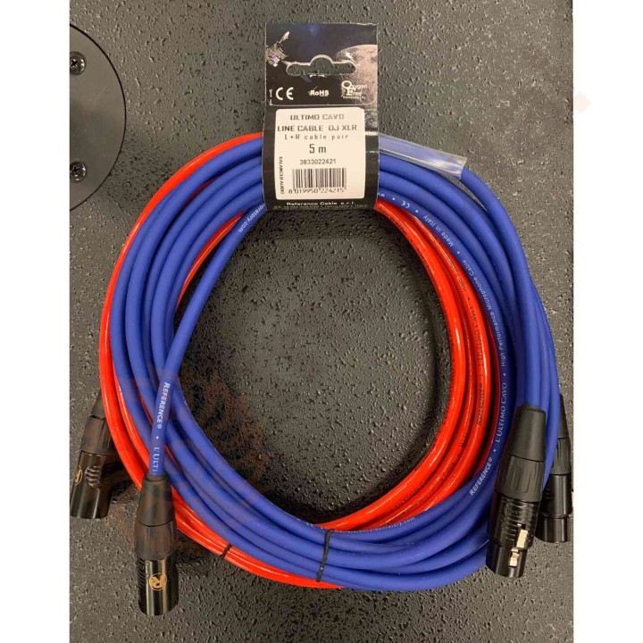 Reference Set-Ultimocavo LINECABLE DJ XLR/LR-5M-RN 