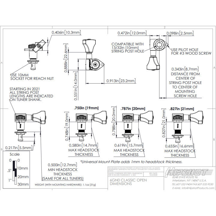 Acquista Hipshot 6gn0 C B online | Merula Strumenti Musicali