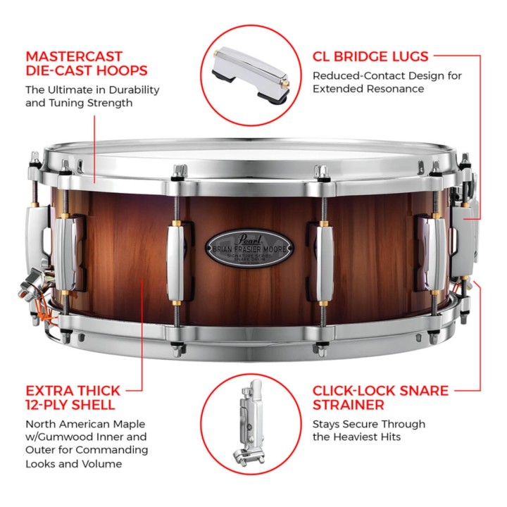 Pearl - BFM1455S Brian Frasier Moore Signature Snare