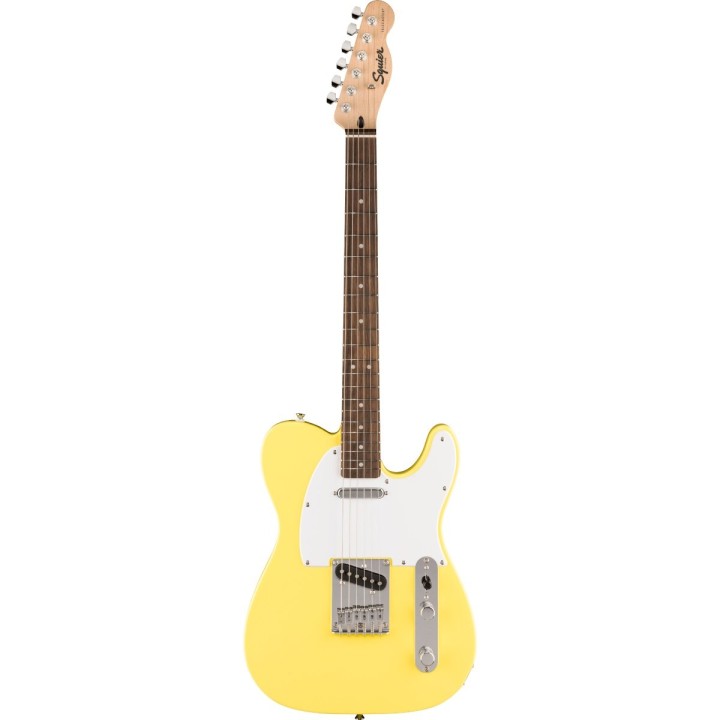Squier - Sonic Telecaster, Laurel Fingerboard, White Pickguard, Canary Yellow
