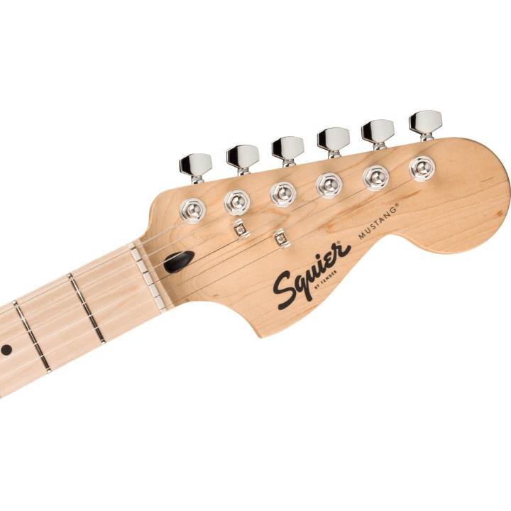 Squier - Sonic Mustang, Maple Fingerboard, White Pickguard, Daphne Blue