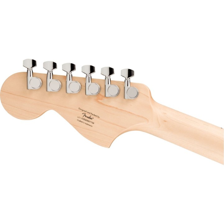 Squier - Sonic Mustang, Maple Fingerboard, White Pickguard, Daphne Blue