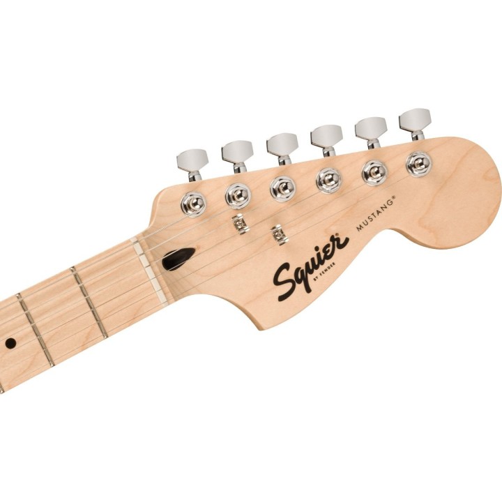 Squier - Sonic Mustang, Maple Fingerboard, White Pickguard, Torino Red