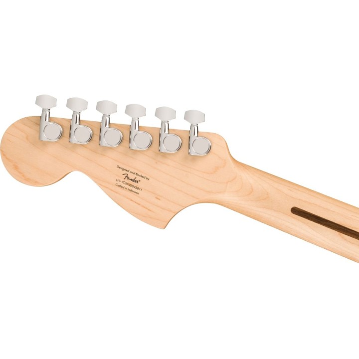 Squier - Sonic Mustang HH, Maple Fingerboard, White Pickguard, Flash Pink