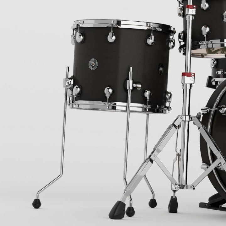 DS Drums Groove Master Club Drum Kit Black Mist Set Fusti + Hardware