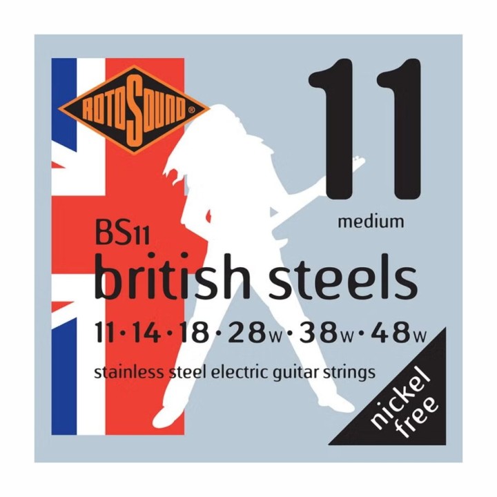 Rotosound - BS11 British Steel Stainless Steel 11-48 