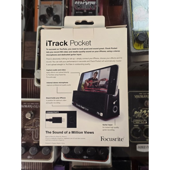 Focusrite iTrack Pocket Amplificatore/Altoparlante per chitarra da smartphone