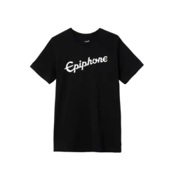 Acquista Gibson Ga-Evltlg Epiphone Vintage Logo T-Shirt Black L online | Merula Strumenti Musicali