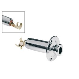 Acquista Boston Epj-67-C Endpin Jack 6,3mm Con Piastra Fissa E Attacco Tracolla Cromato online | Merula Strumenti Musicali