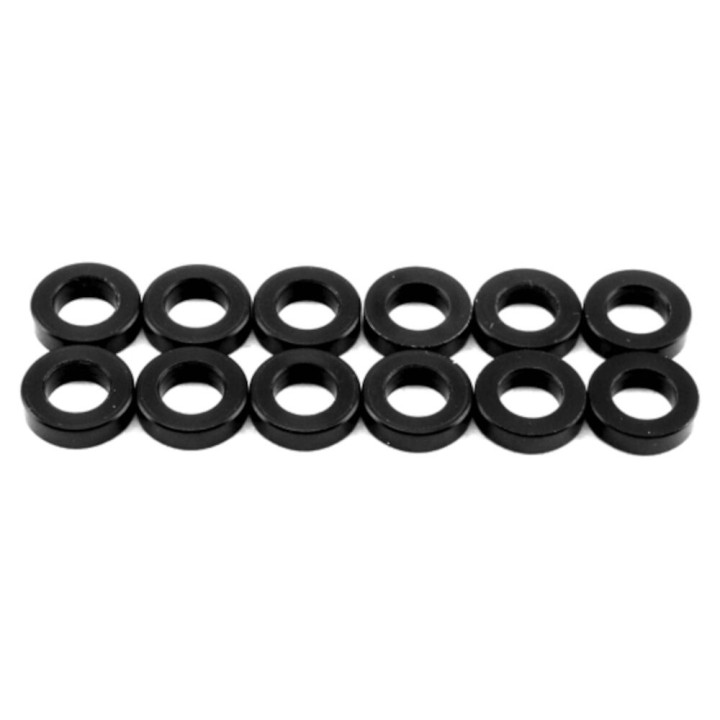 Pearl - NLW-12B/12 Rondelle in Nylon Nero per Tiranti