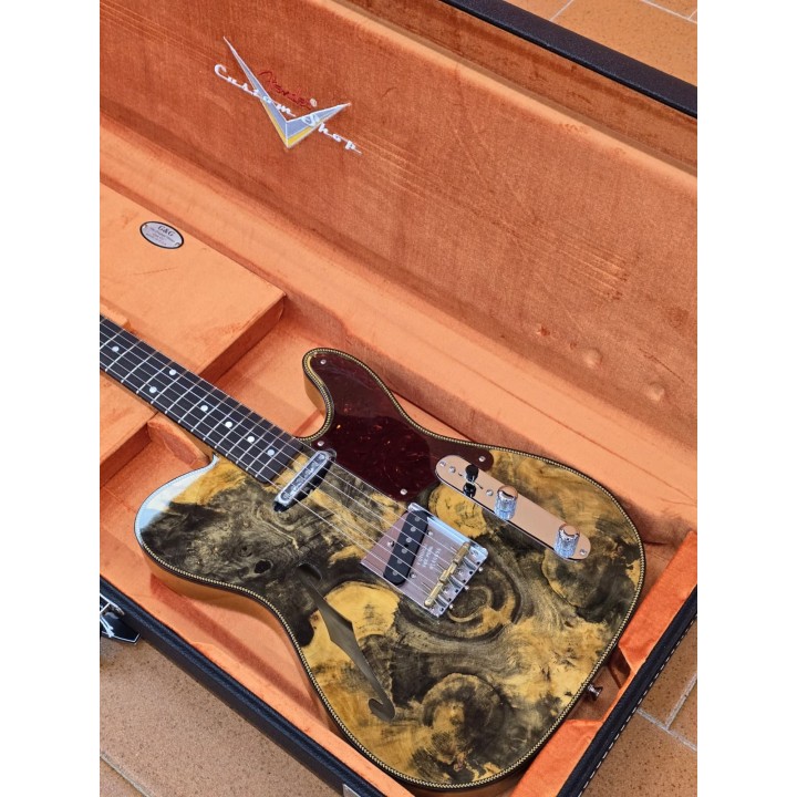 Fender - Artisan Buckeye Double Esquire NOS, Rosewood Fingerboard, Aged Natural